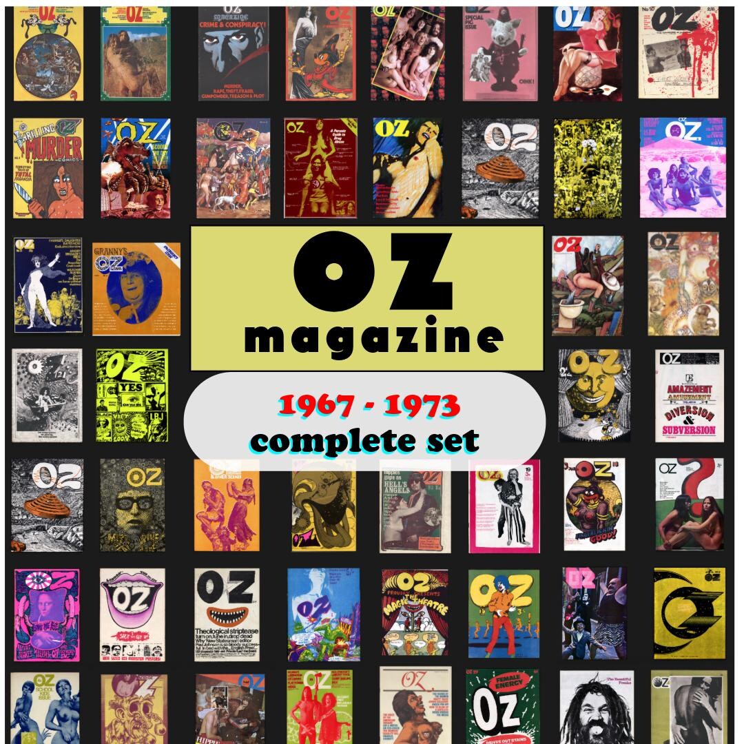 OZ Magazine Collection 1967 to 1973 | 48 Issues - Etsy