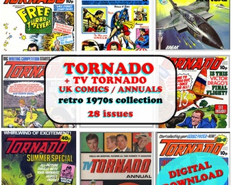 TV TORNADO / TORNADO Comic Sammelband 28 Ausgaben | 1969 bis 1980 | Digitaler Download