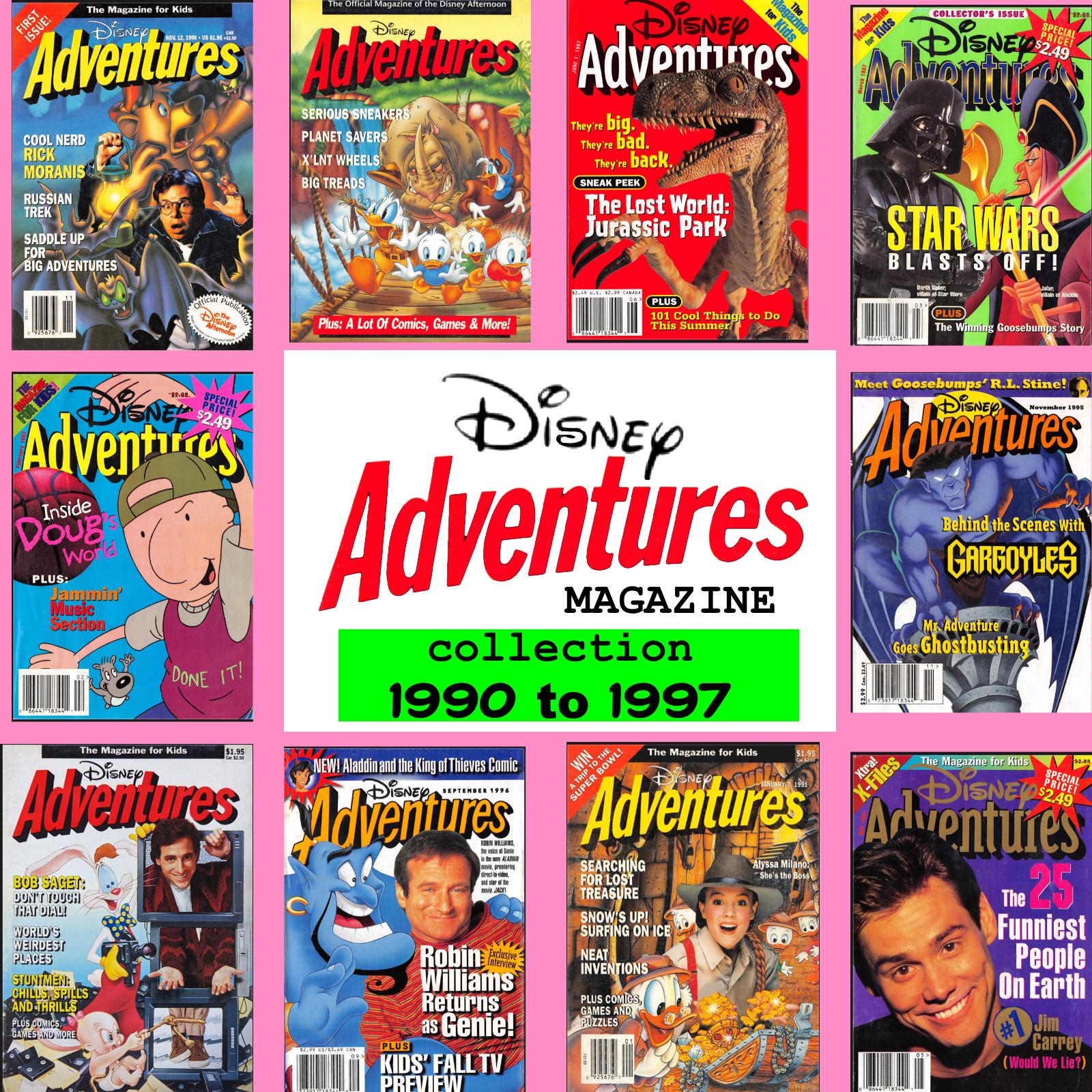 DISNEY Adventures Magazin Kollektion | 1990 bis 1997 |