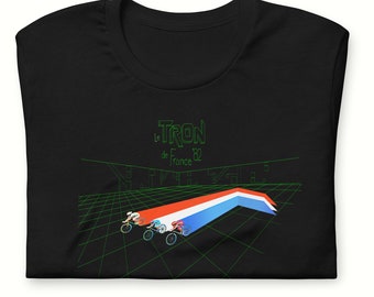 Le Tron De France 1982 Retro Radsport T-Shirt (USA EXPRESS Versand)