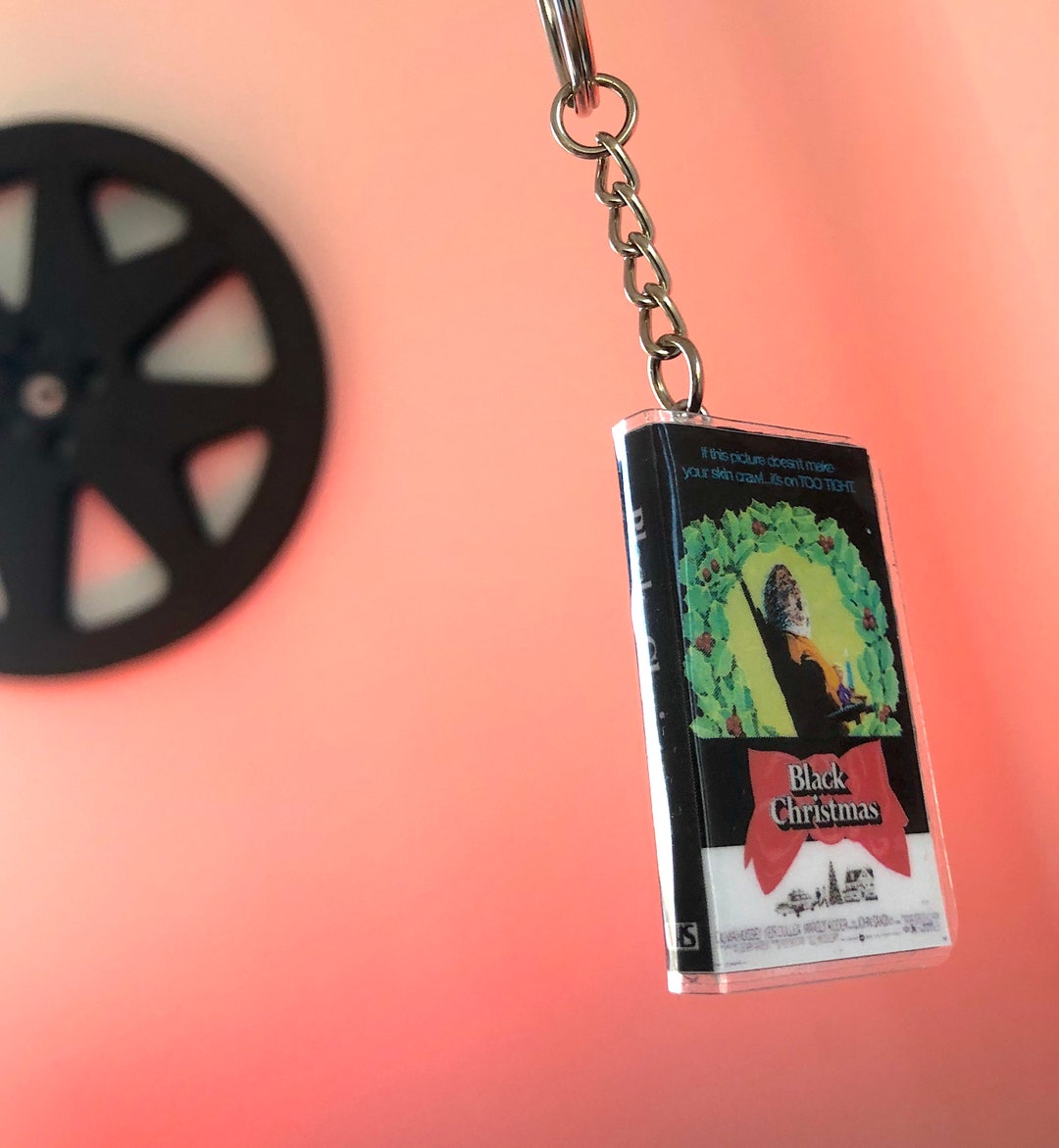 BLACK CHRISTMAS VHS Mini llavero / decoración Etsy España