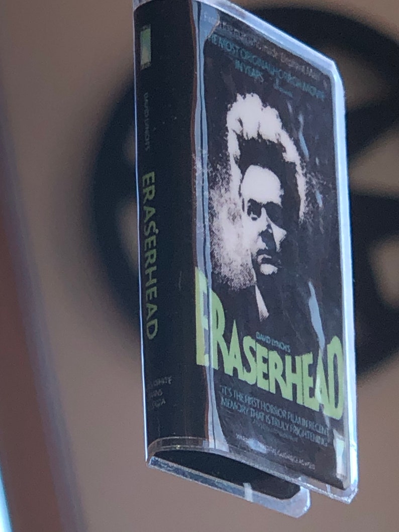 ERASERHEAD David Lynch mini VHS keychain Etsy