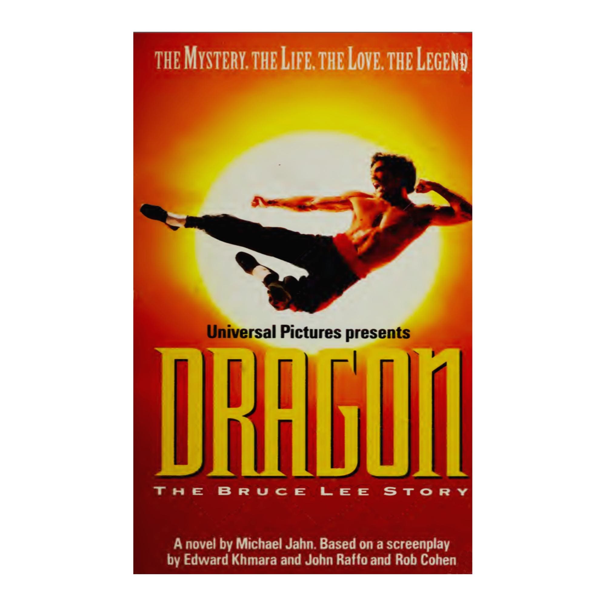 DRAGON the BRUCE LEE Story by Michael Jahn (1993) Novel (ebook