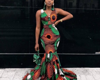 african print dress styles for weddings