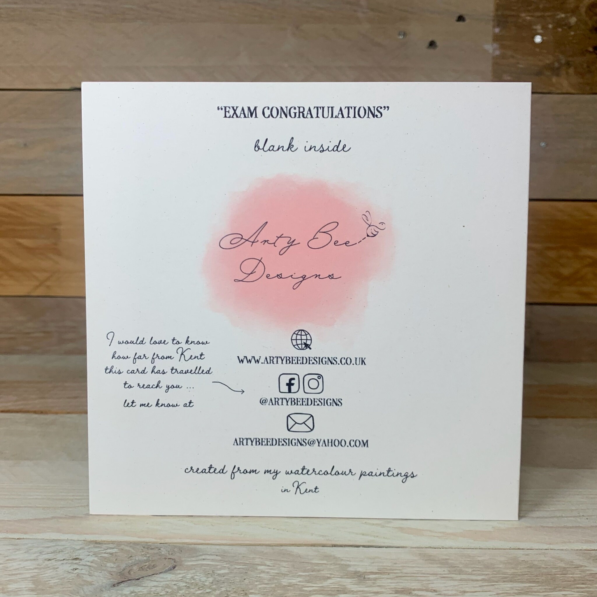 Personalised Exam Congratulations Card | a Level Results, Exam Success ...