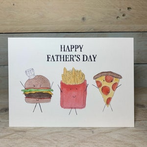 Personalised Cheat Day Father's Day Card | Happy Fathers Day Card | Mc Donalds Card | Funny Greeting Cards | Burger Card | Food Themed Card