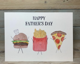 Cheat Day Father's Day Card | Happy Fathers Day Card | Mc Donalds Card | Funny Greeting Cards | Burger Card | Food Themed Greeting Cards