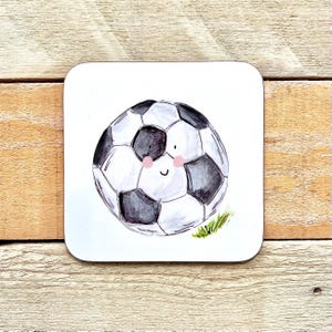 Football Coaster | football lover gift, football table decor, birthday gifts boyfriend, soccer gifts, party favours, secret santa ideas