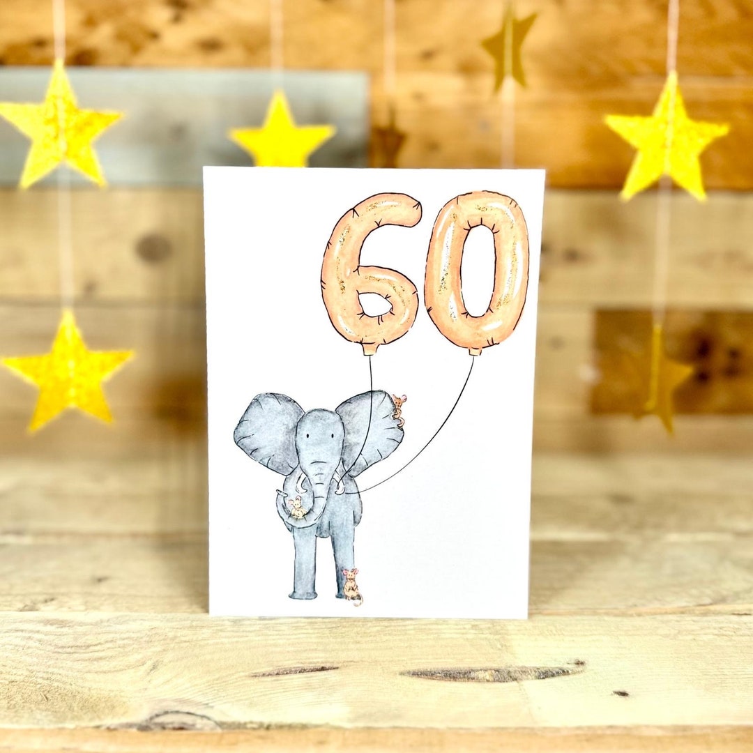 Personalised 60th Birthday Card | Born in 1964, Birthday Card for ...