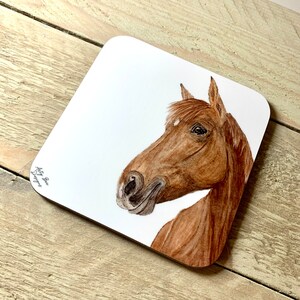 Horse Coaster | equestrian gifts, for her, pony themed gifts, equestrian themed gifts, coaster for girls, kids coaster, horse gift idea