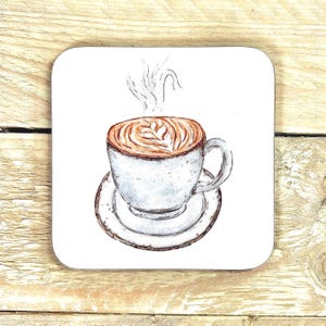 Coffee Coaster | set of coasters, new home gift, gift for women, coffee lovers gift, coffee addict, end of year teacher gift, teacher