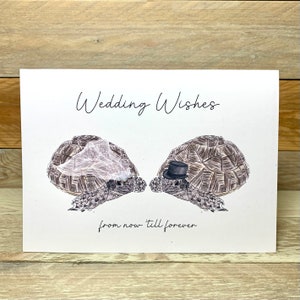 Personalisierte Schildkröte Hochzeitskarte | Personalisierte Hochzeitskarte | Hochzeitskarte | Herr und Frau | Schildkröten | Schildkröte Hochzeitskarte | Schildkröte