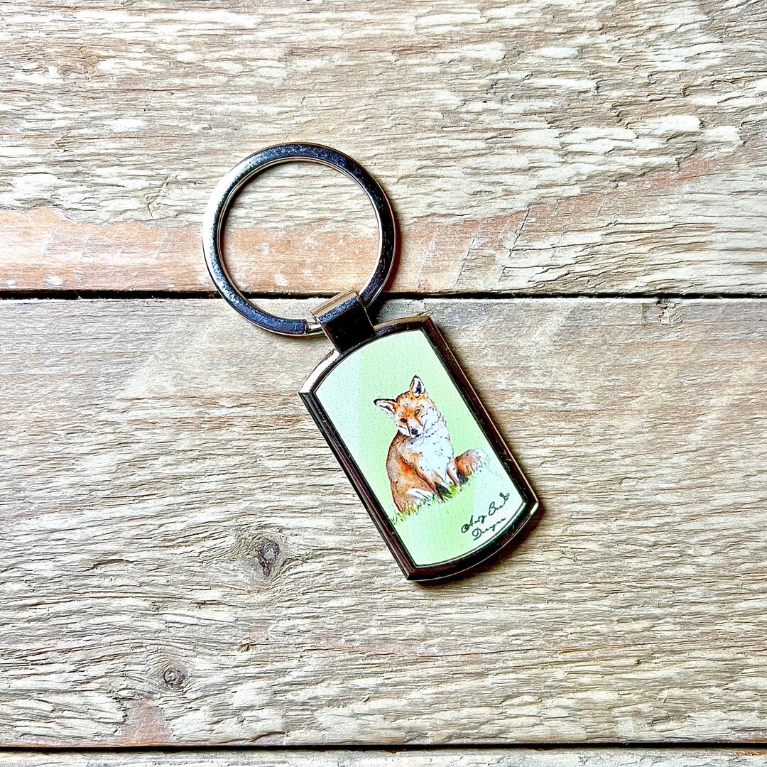 Fox Keyring | Unique Gifts for Fox Lovers, Fox-themed Gifts, Fox ...