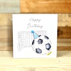 Personalisierte Fußball Geburtstagskarte | Geburtstagskarte für Kinder Alter, personalisierte Kindergeburtstagskarte, Geburtstagskarte für Papa, Geburtstagskarte für Männer