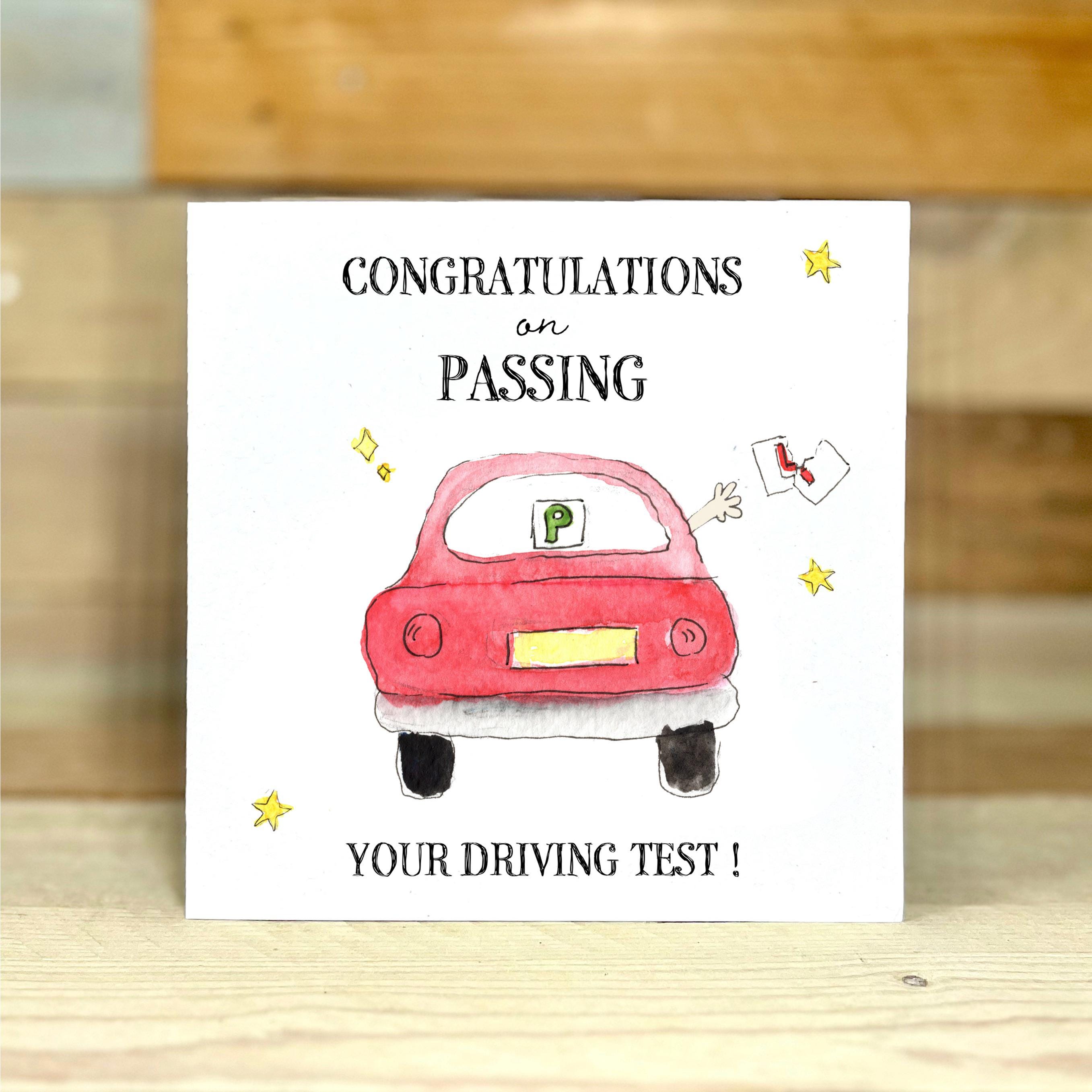 Personalised Driving Test Card | Proud of You Card, so Proud of