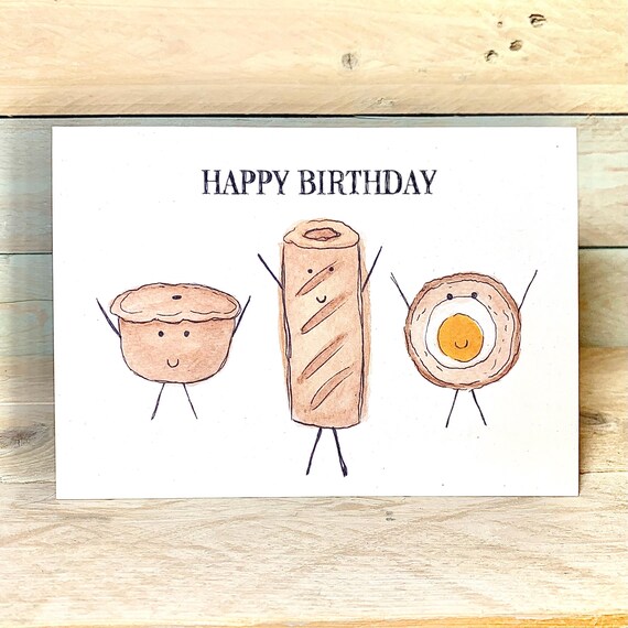 Lustige Geburtstagskarte Für Ehemann – Burger & Pommes Design Für Jeden Geburtstag