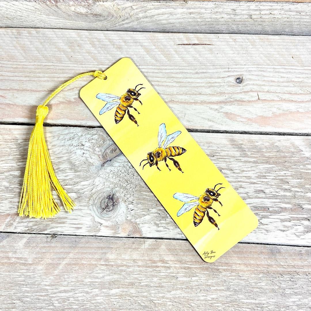 Honey Bee Bookmark | Metal Bookmark, Bee Lover Gift, Gift for Her ...