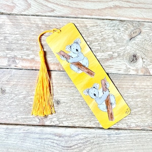 Koala Bookmark | metal bookmark, koala bear gift, cute bookmark, trendy bookmarks for teens, unique bookmarks for teenagers