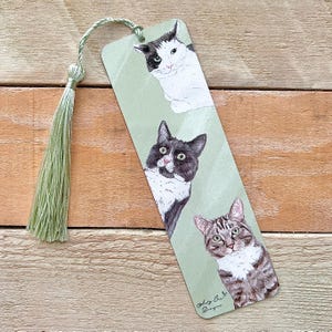 Cat Bookmark | metal bookmarks, fun bookmark, unique bookmark, gift for reader, cute cat bookmark, crazy cat lady, cat christmas stocking