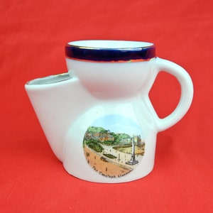 Vintage Shaving Mug/Scuttle - 1920s - Llandudno Wales