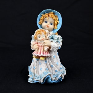 Vintage Figurine - Girl with Doll