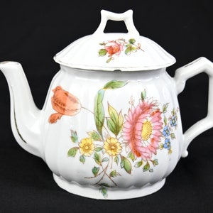 Small Ornamental Teapot - Flower Design - Teapot Ornament