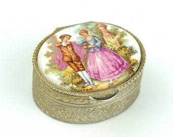 Fragonard Style Pill Box