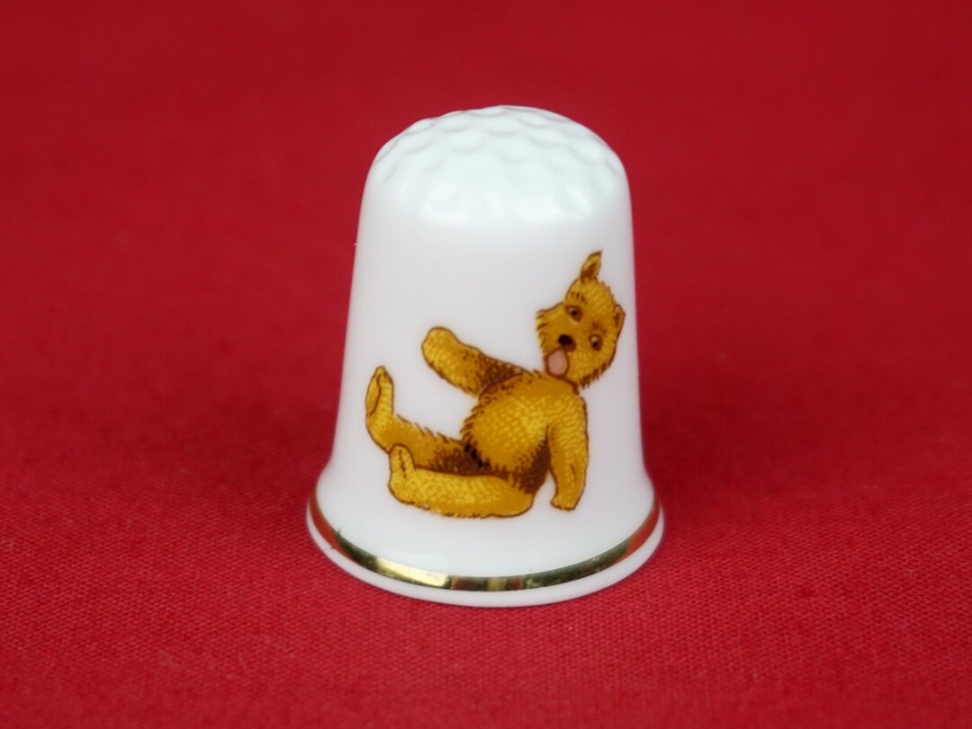 Vintage Thimble Teddy Bear Etsy