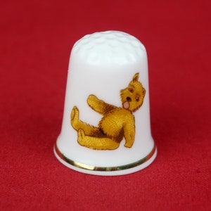 Vintage Thimble - Teddy Bear