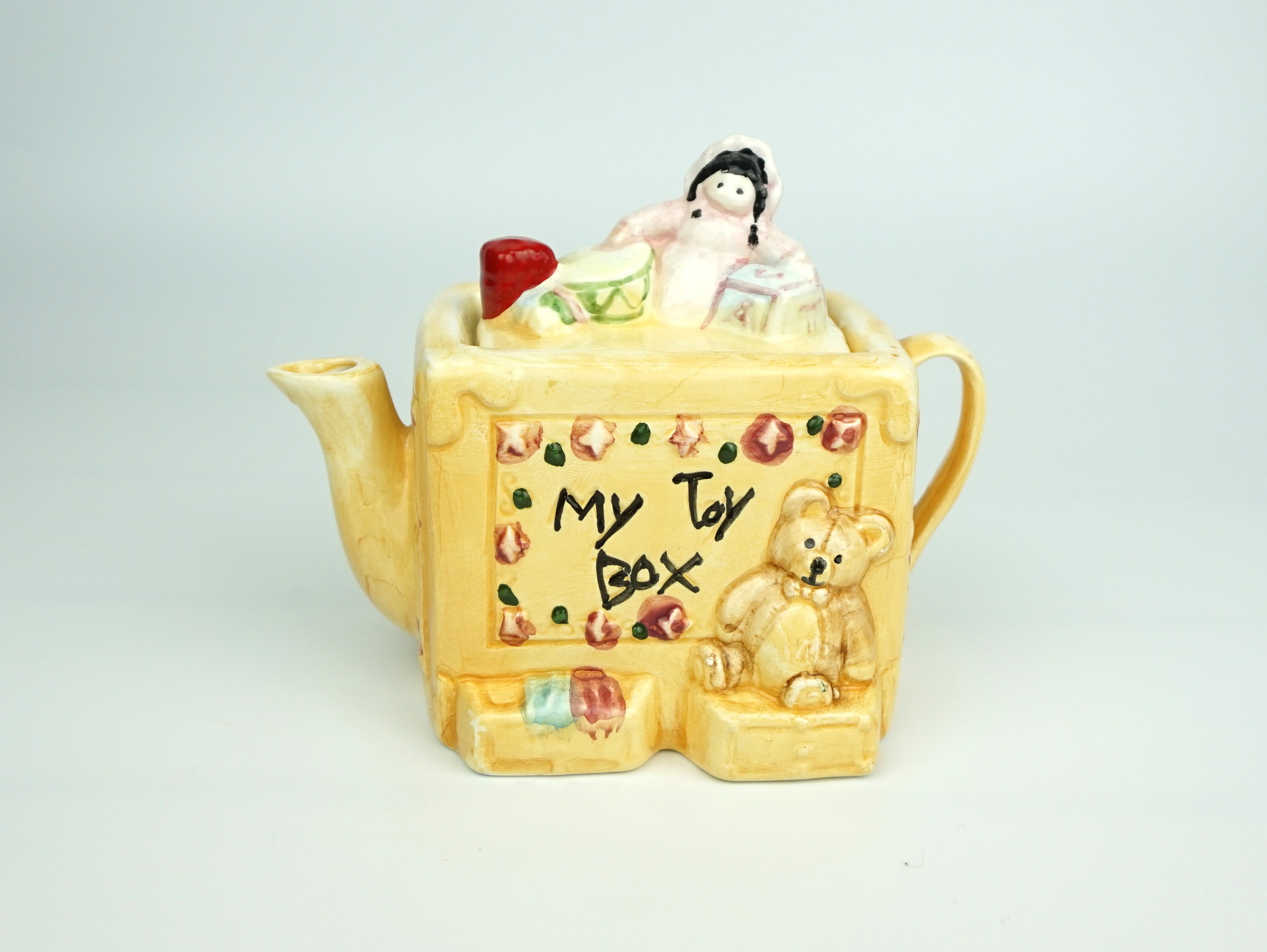 Vintage Novelty Teapot My Toy Box Etsy Canada