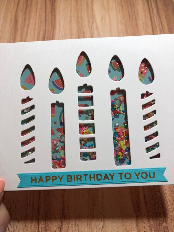 Biglietto d'auguri con tante candele - Italia