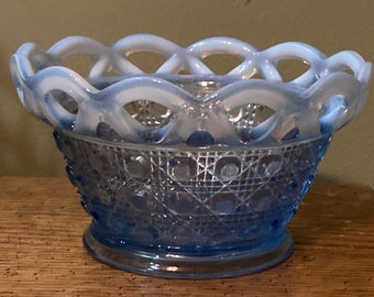 Imperial Glass Lace Edge Bowl