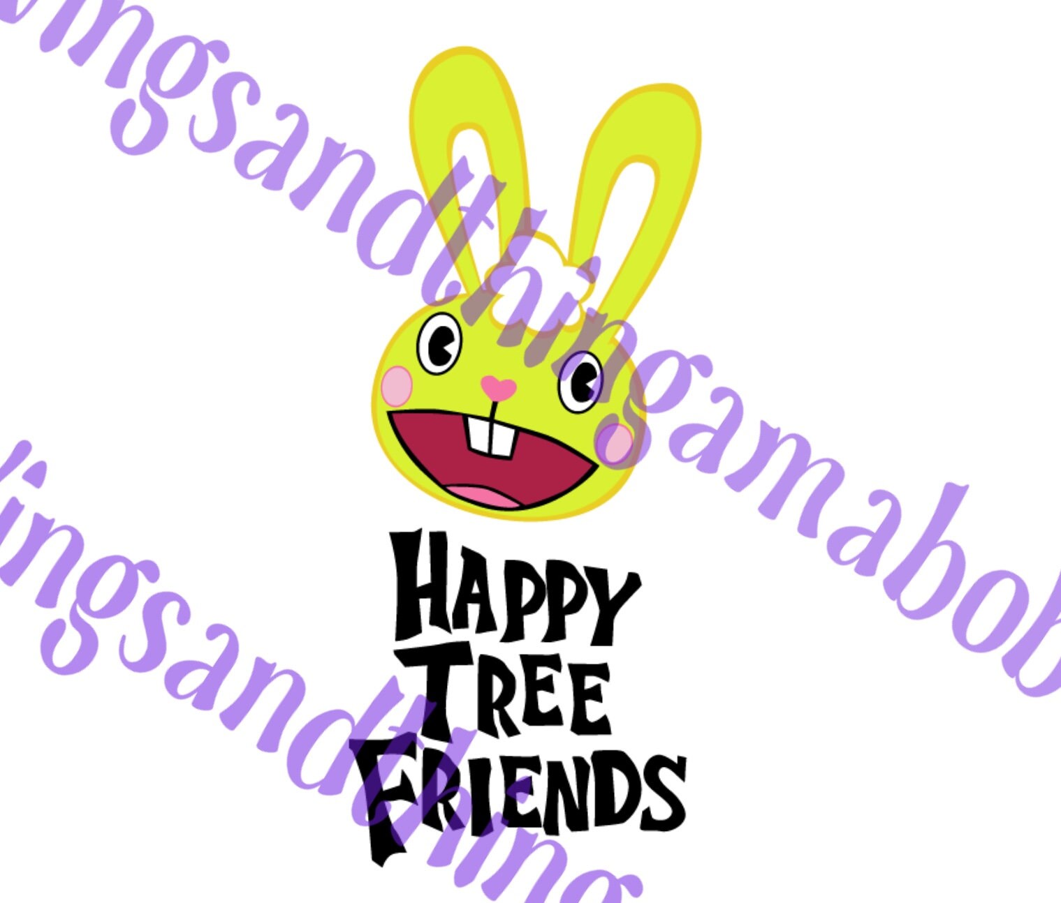 Happy Tree Friends Inspired Layered SVG File - Etsy