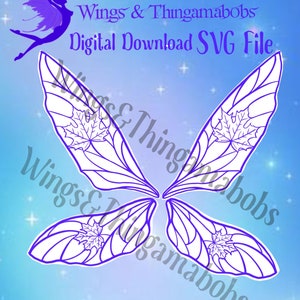 Maple Muse Fairy Wing SVG Cricut File