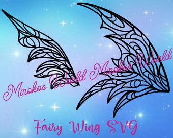 Feenflügel SVG Cricut Datei