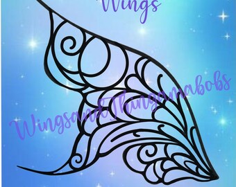 LaLuna Feenflügel SVG Cricut Datei