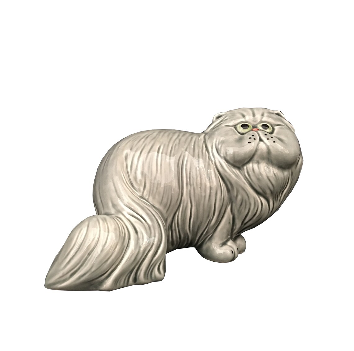 Persian cat handmade figurine cat statuette cat figurine Etsy