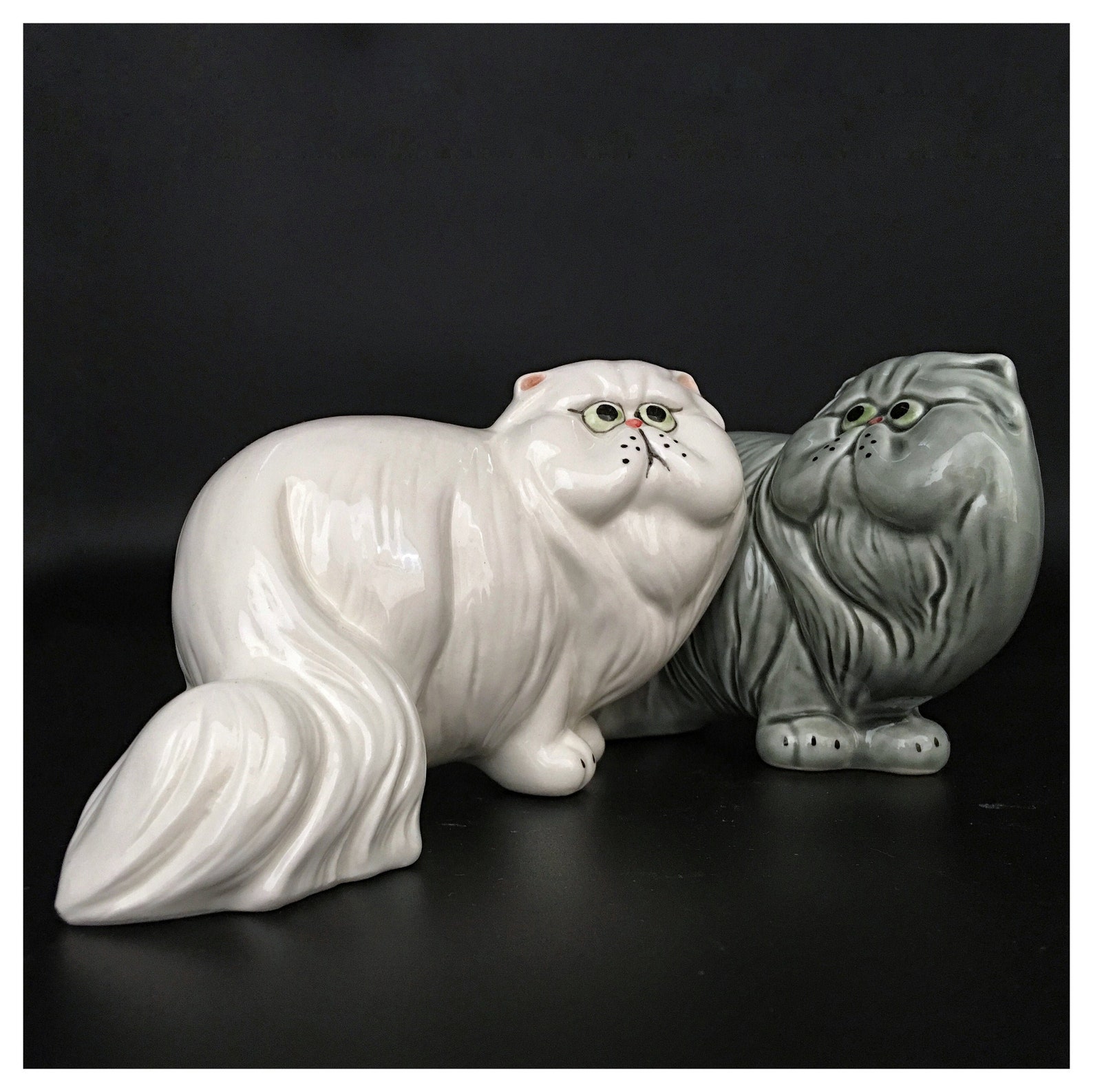 Persian cat handmade figurine cat statuette cat figurine Etsy