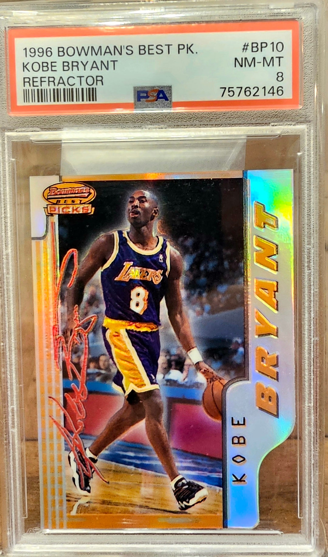 Kobe Bryant 1996 Bowman's Best #R23 Atomic Refractor Price