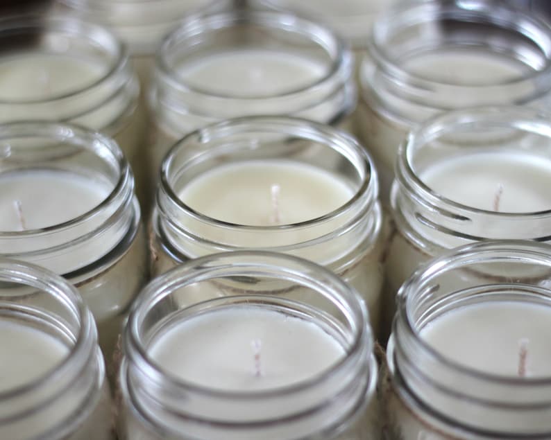 Farmstead Candle Perfect Gift Handpoured Vintage 8 oz Soy Mason Jar Soy Candle Farmhouse Decor Sunflower Farmhouse Candle