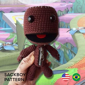 Padrão de crochê Sackboy Amigurumi em PDF