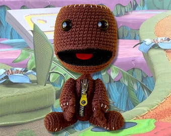 Modèle de crochet Sackboy Amigurumi en PDF