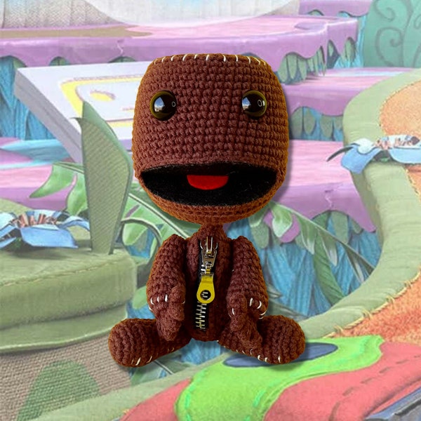 Sackboy Amigurumi Crochet Pattern in PDF