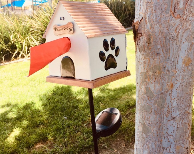 The Helping Paw Dog Bag Dispenser thehelpingpawdogbagdispenser Lawn