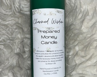 Prepared Money Candle