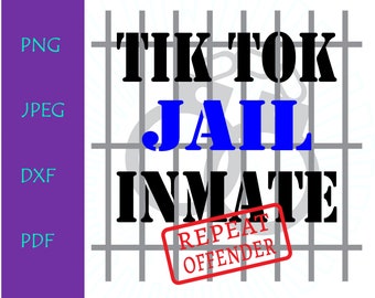 Archivo de sublimación digital del recluso de la cárcel de Tik Tok