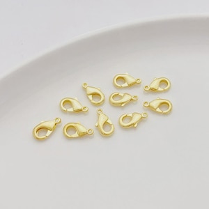 14K Gold Filled 7x12mm Lobster Clasp Lobster Claw Trigger Clasp Alternative Findings  for jewelry making gb053