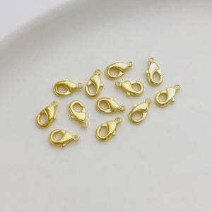 14K Gold Filled Lobster Clasp Sizes 10x6mm Lobster Claw /Trigger Clasp Alternative Findings  for jewelry making gb015