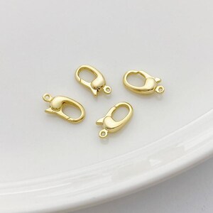14K Gold Filled 5x11mm Lobster Clasp Lobster Claw Trigger necklace Clasp bracelet clasp Findings  for jewelry making gb015