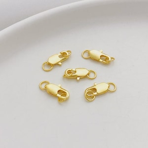 18K Gold gefüllter Karabinerverschluss Karabinerverschluss Alternative Zubehör für die Schmuckherstellung gb030